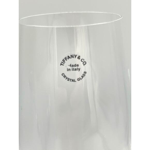 Tiffany & Co Set of 2 Crystal Champagne Flutes Signed Made in Italy 9.5" - Picture 2 of 9
